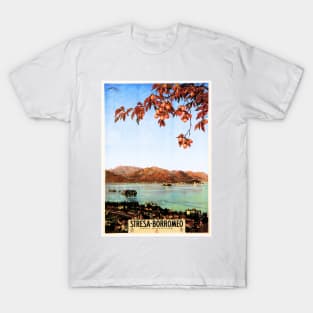 ITALY STRESA BORROMEO Scenic Island Vintage Italian Travel T-Shirt